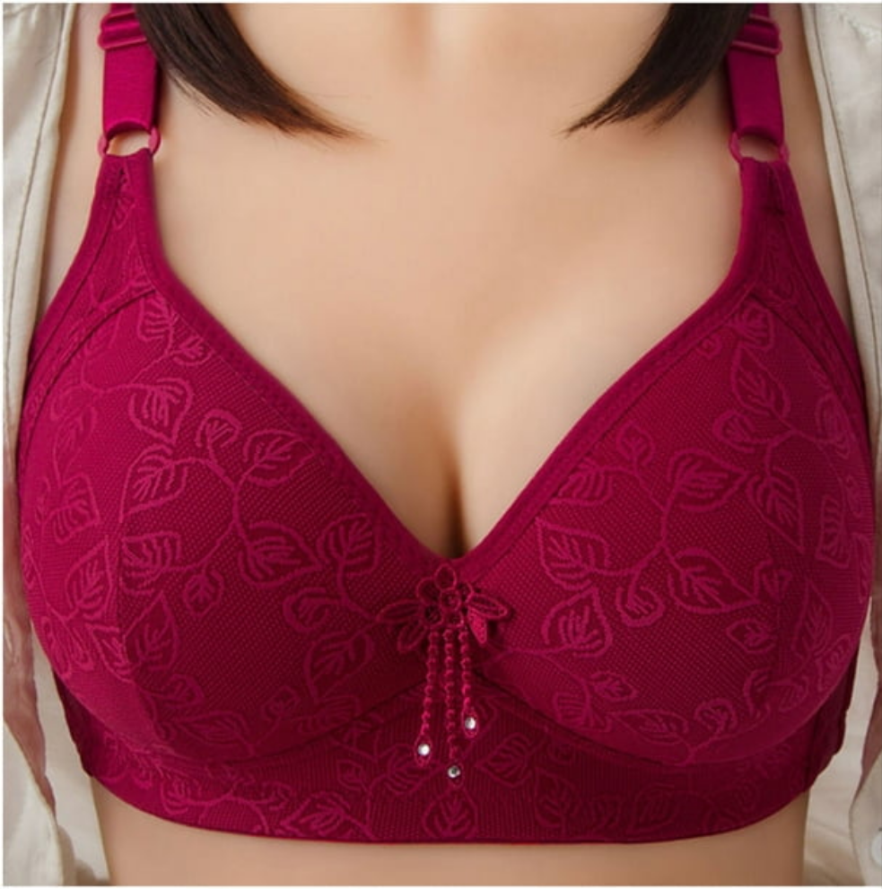Single pad wireless padded bra
