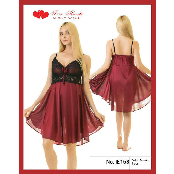 Slik lace nighty