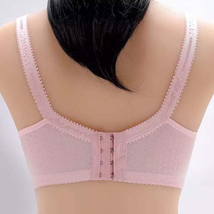 Front open 2 button padded bra