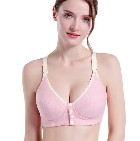 3 button front open bra pack of 2