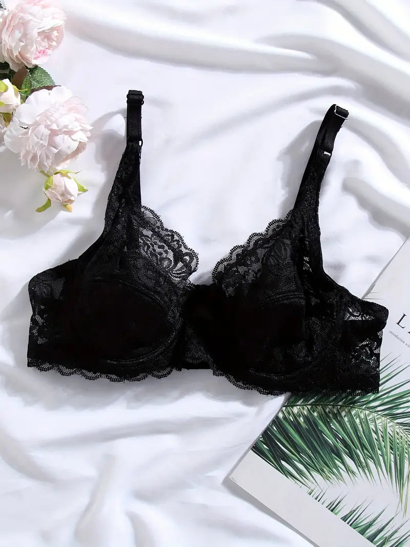 lace underwire bra