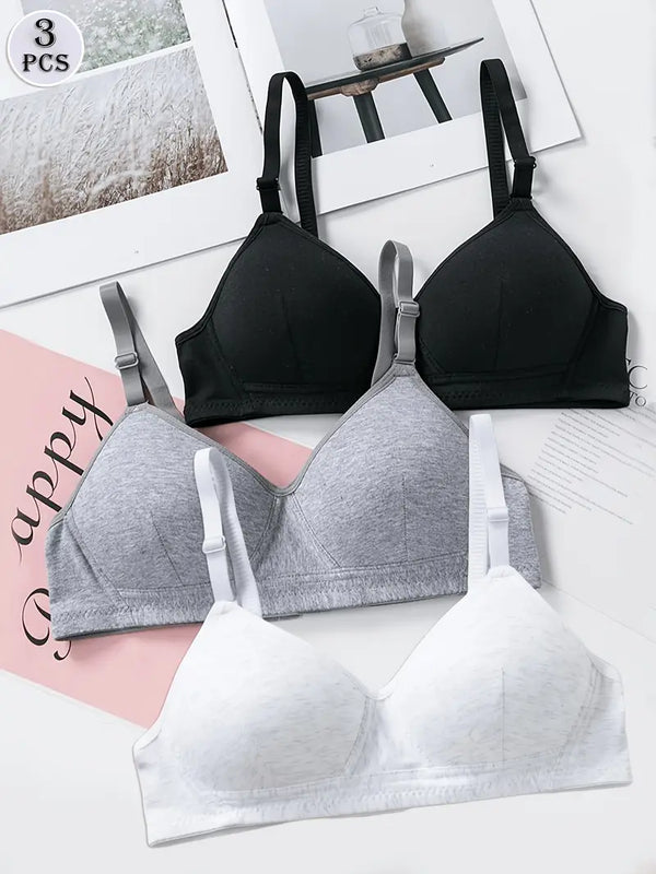 Extra comfort cotton padded bra