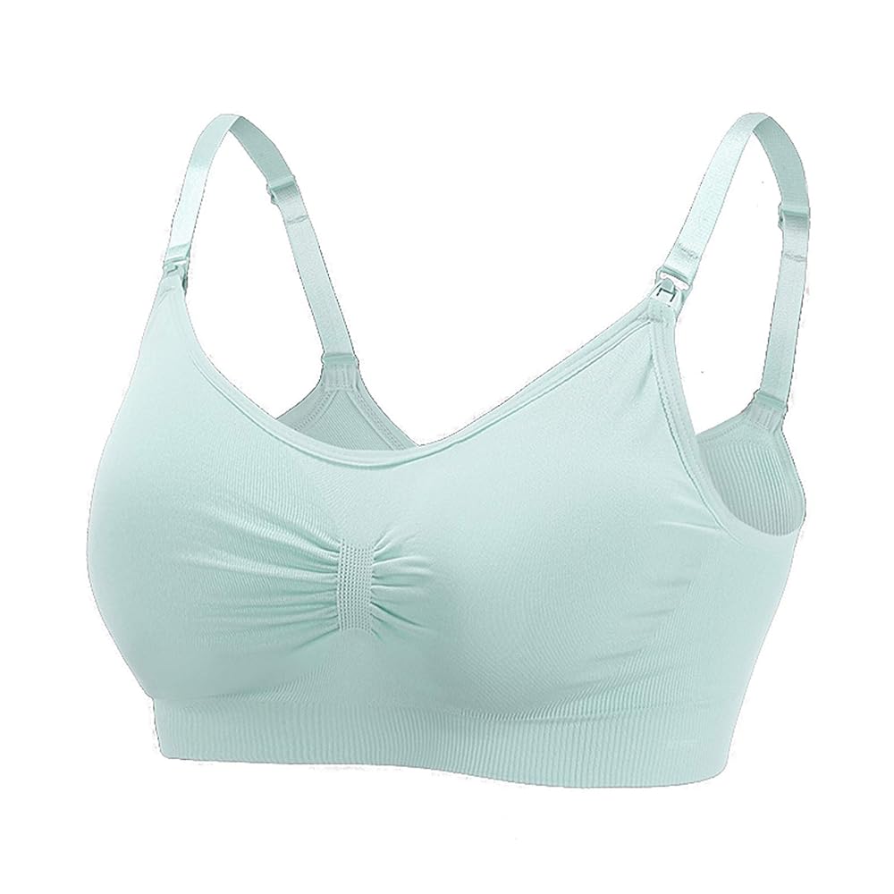 Nursing Bra Pregnancy Maternity Seamless removable pad  Pumping bra