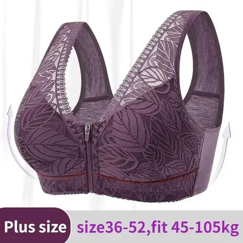 Front open zib bra (imported)
