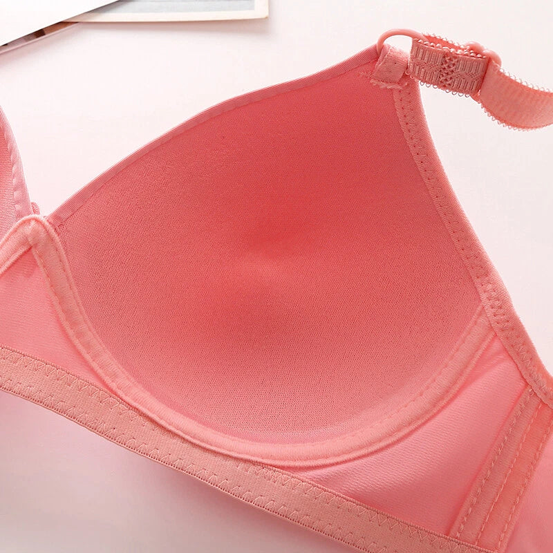 Extra soft wireless single pad bra