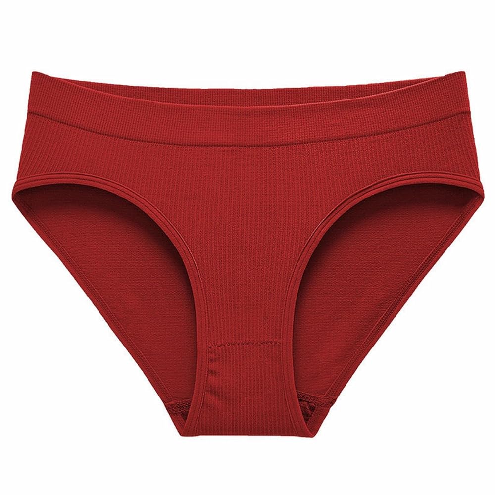 3Pcs/lot Women Mid Waist Cotton Crotch Briefs Comfortable Panties