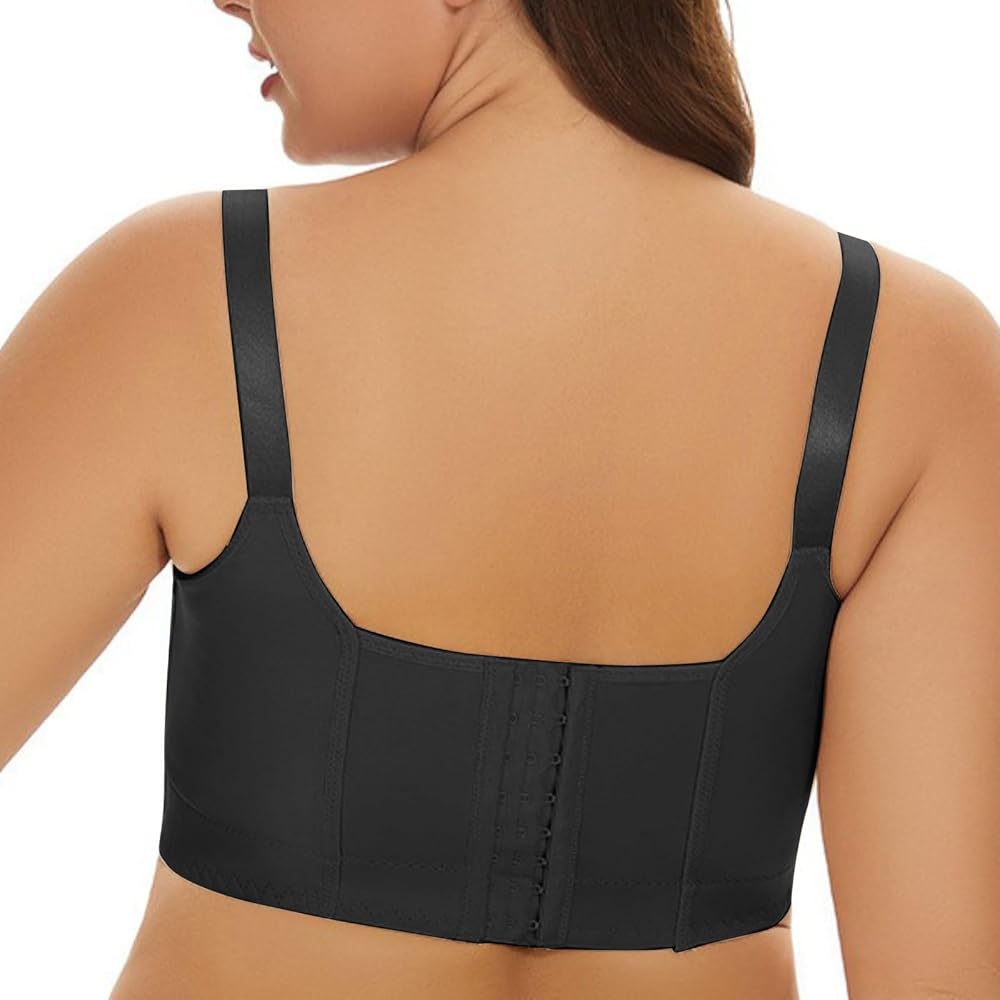 Back supportive 6 hooks pushup long  bra