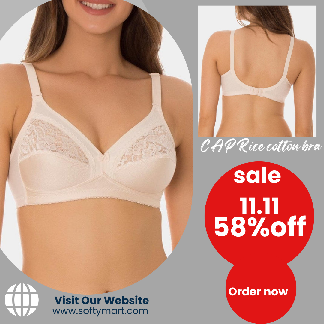 Caprice cotton bra (imported)