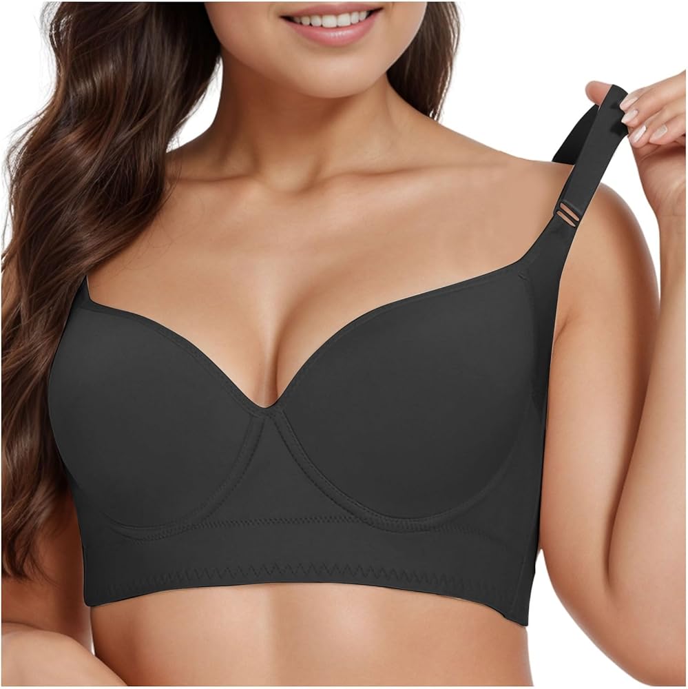 Back supportive 6 hooks pushup long  bra