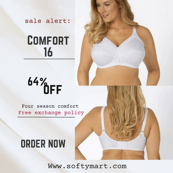Pure Cotton Comfort 16 bra   ♥️ order now ♥️
