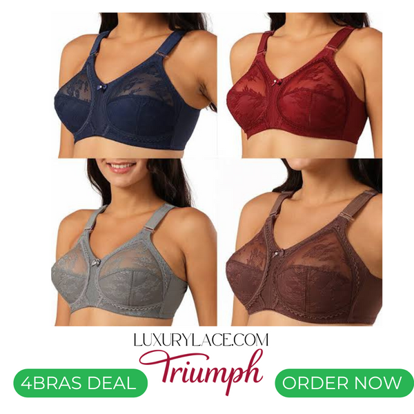 Triumph Doreen pack of 4 bra ❤️(free shipping)♥️