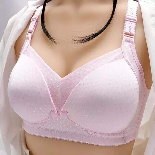 Front open 2 button padded bra