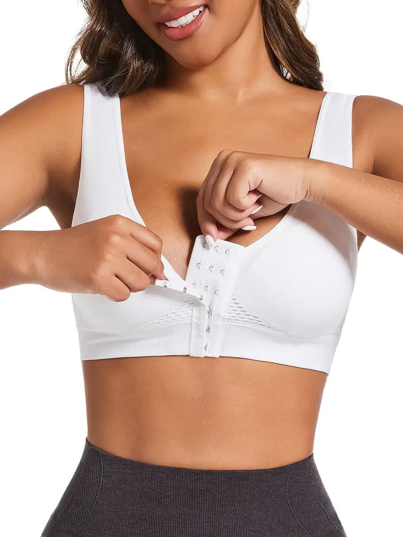 Front open huk bra