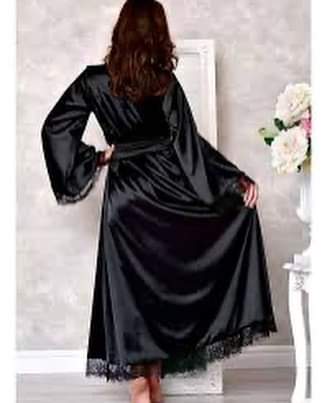 Long gown slik nighty