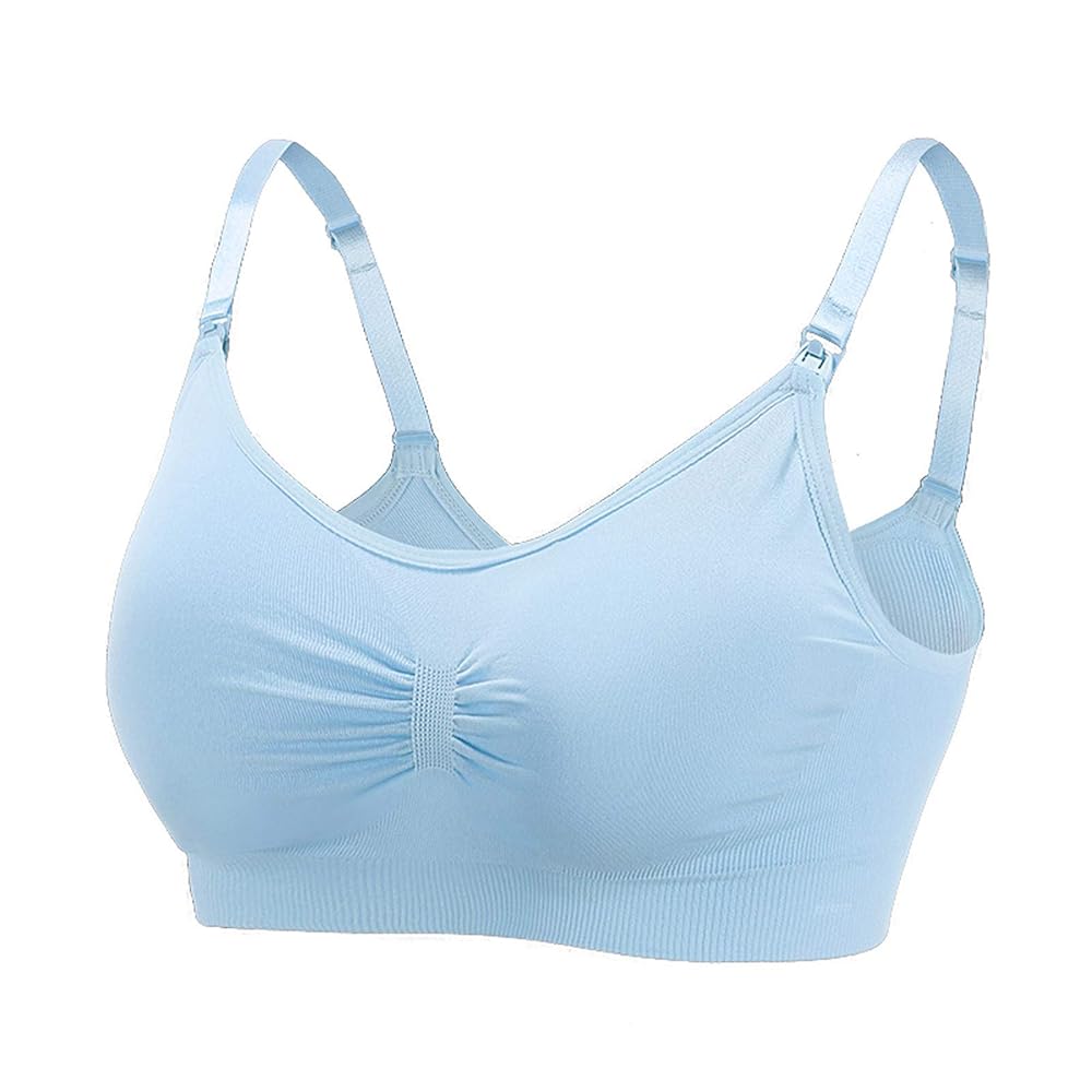 Nursing Bra Pregnancy Maternity Seamless removable pad  Pumping bra