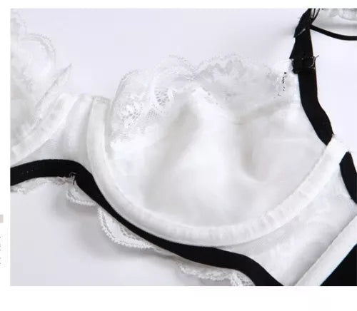 Premium summer underwire nonpaded lace bra