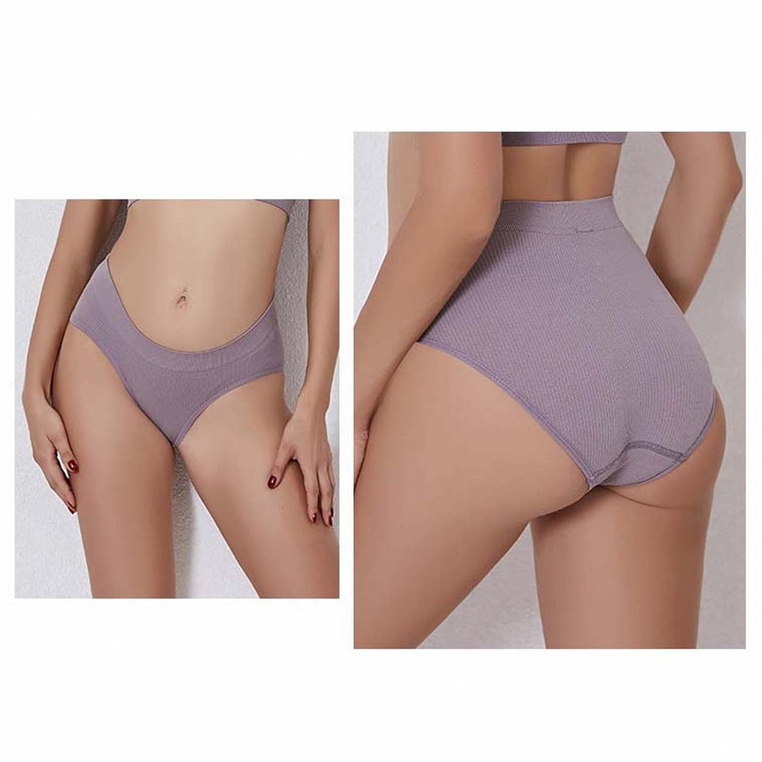 3Pcs/lot Women Mid Waist Cotton Crotch Briefs Comfortable Panties