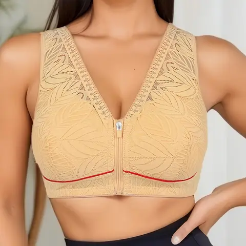 Front open zib bra (imported)