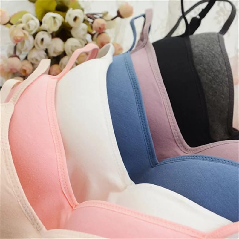 padded Solid Adjustable Strap Tank Tops Camisole Breathable Cotton Crop Top