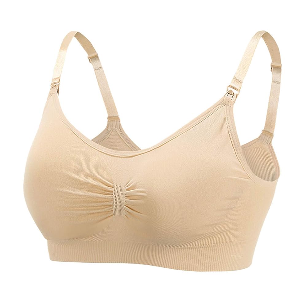Nursing Bra Pregnancy Maternity Seamless removable pad  Pumping bra