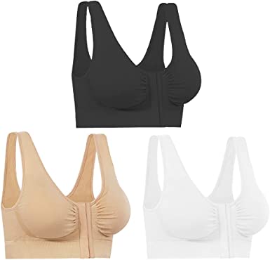 Front Seamless Bra with Ultra Wide Straps and Smooth Design