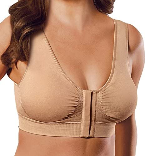 Front Seamless Bra with Ultra Wide Straps and Smooth Design