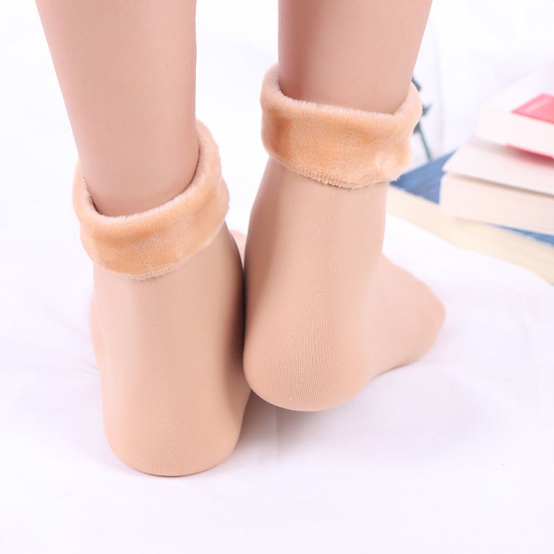 Pack of 2 New style winter warmer women thicken thermal wool cashmere snow socks