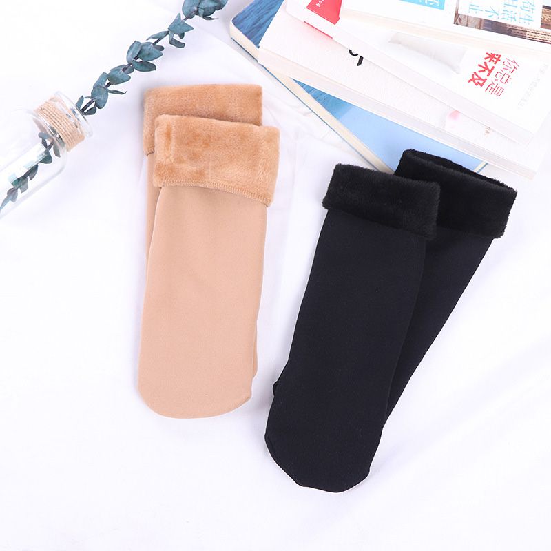 Pack of 2 New style winter warmer women thicken thermal wool cashmere snow socks