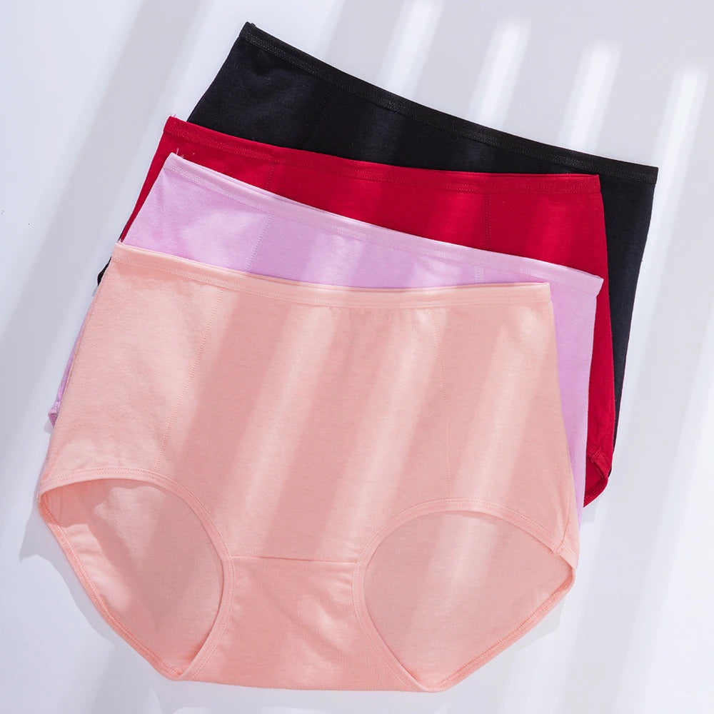 pack of 2 high waist pure soft cotton panties